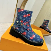 Cheap Louis Vuitton Boots For Women #1409918 Replica Wholesale [$125.00 USD] [ITEM#1409918] on Replica Louis Vuitton Boots