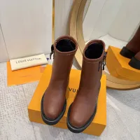 Cheap Louis Vuitton Boots For Women #1409923 Replica Wholesale [$130.00 USD] [ITEM#1409923] on Replica Louis Vuitton Boots
