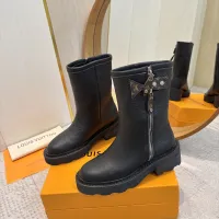 Cheap Louis Vuitton Boots For Women #1409924 Replica Wholesale [$130.00 USD] [ITEM#1409924] on Replica Louis Vuitton Boots