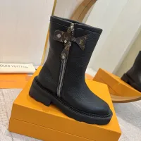Cheap Louis Vuitton Boots For Women #1409924 Replica Wholesale [$130.00 USD] [ITEM#1409924] on Replica Louis Vuitton Boots