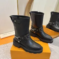 Cheap Louis Vuitton Boots For Women #1409925 Replica Wholesale [$130.00 USD] [ITEM#1409925] on Replica Louis Vuitton Boots