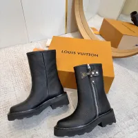 Cheap Louis Vuitton Boots For Women #1409926 Replica Wholesale [$130.00 USD] [ITEM#1409926] on Replica Louis Vuitton Boots