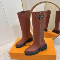Cheap Louis Vuitton Boots For Women #1409927 Replica Wholesale [$182.00 USD] [ITEM#1409927] on Replica Louis Vuitton Boots