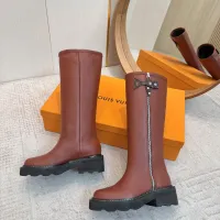 Cheap Louis Vuitton Boots For Women #1409927 Replica Wholesale [$182.00 USD] [ITEM#1409927] on Replica Louis Vuitton Boots