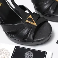 Cheap Versace Sandal For Women #1410001 Replica Wholesale [$118.00 USD] [ITEM#1410001] on Replica Versace Sandal