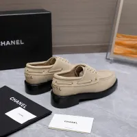 Cheap Chanel Leather Shoes For Women #1410022 Replica Wholesale [$122.00 USD] [ITEM#1410022] on Replica Chanel Leather Shoes