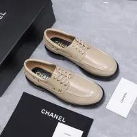 Cheap Chanel Leather Shoes For Women #1410022 Replica Wholesale [$122.00 USD] [ITEM#1410022] on Replica Chanel Leather Shoes