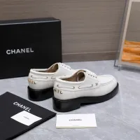 Cheap Chanel Leather Shoes For Women #1410023 Replica Wholesale [$122.00 USD] [ITEM#1410023] on Replica Chanel Leather Shoes