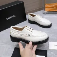 Cheap Chanel Leather Shoes For Women #1410023 Replica Wholesale [$122.00 USD] [ITEM#1410023] on Replica Chanel Leather Shoes