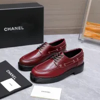 Cheap Chanel Leather Shoes For Women #1410024 Replica Wholesale [$122.00 USD] [ITEM#1410024] on Replica Chanel Leather Shoes