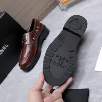 Cheap Chanel Leather Shoes For Women #1410025 Replica Wholesale [$122.00 USD] [ITEM#1410025] on Replica Chanel Leather Shoes