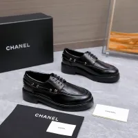 Cheap Chanel Leather Shoes For Women #1410026 Replica Wholesale [$122.00 USD] [ITEM#1410026] on Replica Chanel Leather Shoes