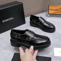 Cheap Chanel Leather Shoes For Women #1410026 Replica Wholesale [$122.00 USD] [ITEM#1410026] on Replica Chanel Leather Shoes