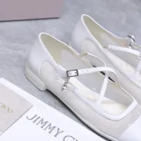 Cheap Jimmy Choo Flat Shoes For Women #1410086 Replica Wholesale [$108.00 USD] [ITEM#1410086] on Replica Jimmy Choo Flat Shoes