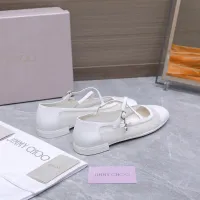 Cheap Jimmy Choo Flat Shoes For Women #1410086 Replica Wholesale [$108.00 USD] [ITEM#1410086] on Replica Jimmy Choo Flat Shoes