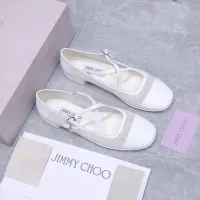 Cheap Jimmy Choo Flat Shoes For Women #1410086 Replica Wholesale [$108.00 USD] [ITEM#1410086] on Replica Jimmy Choo Flat Shoes