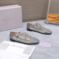 Cheap Jimmy Choo Flat Shoes For Women #1410088 Replica Wholesale [$108.00 USD] [ITEM#1410088] on Replica Jimmy Choo Flat Shoes