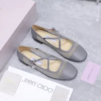 Cheap Jimmy Choo Flat Shoes For Women #1410088 Replica Wholesale [$108.00 USD] [ITEM#1410088] on Replica Jimmy Choo Flat Shoes