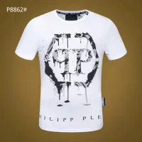 Cheap Philipp Plein PP T-Shirts Short Sleeved For Men #1410153 Replica Wholesale [$27.00 USD] [ITEM#1410153] on Replica Philipp Plein PP T-Shirts