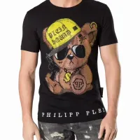 Cheap Philipp Plein PP T-Shirts Short Sleeved For Men #1410156 Replica Wholesale [$27.00 USD] [ITEM#1410156] on Replica Philipp Plein PP T-Shirts
