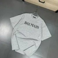 Cheap Balmain T-Shirts Short Sleeved For Unisex #1410220 Replica Wholesale [$32.00 USD] [ITEM#1410220] on Replica Balmain T-Shirts