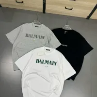 Cheap Balmain T-Shirts Short Sleeved For Unisex #1410220 Replica Wholesale [$32.00 USD] [ITEM#1410220] on Replica Balmain T-Shirts