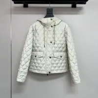 Cheap Burberry Down Feather Coat Long Sleeved For Women #1410237 Replica Wholesale [$145.00 USD] [ITEM#1410237] on Replica Burberry Down Feather Coat