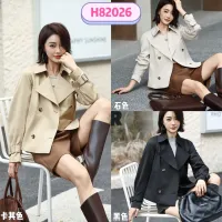 Cheap Burberry Trench Coat Long Sleeved For Women #1410240 Replica Wholesale [$132.00 USD] [ITEM#1410240] on Replica Burberry Trench Coat