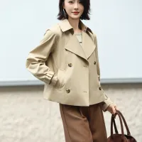 Cheap Burberry Trench Coat Long Sleeved For Women #1410241 Replica Wholesale [$132.00 USD] [ITEM#1410241] on Replica Burberry Trench Coat