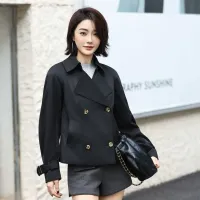 Cheap Burberry Trench Coat Long Sleeved For Women #1410242 Replica Wholesale [$132.00 USD] [ITEM#1410242] on Replica Burberry Trench Coat