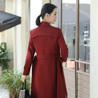 Cheap Burberry Trench Coat Long Sleeved For Women #1410296 Replica Wholesale [$160.00 USD] [ITEM#1410296] on Replica Burberry Trench Coat