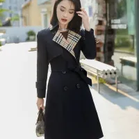 Cheap Burberry Trench Coat Long Sleeved For Women #1410297 Replica Wholesale [$160.00 USD] [ITEM#1410297] on Replica Burberry Trench Coat
