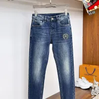 Cheap Chrome Hearts Jeans For Men #1410326 Replica Wholesale [$48.00 USD] [ITEM#1410326] on Replica Chrome Hearts Jeans