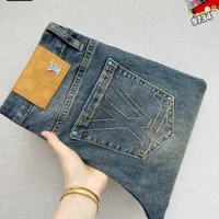 Cheap Louis Vuitton LV Jeans For Men #1410377 Replica Wholesale [$48.00 USD] [ITEM#1410377] on Replica Louis Vuitton LV Jeans