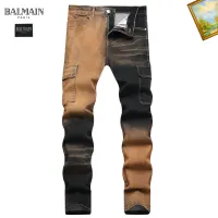 Cheap Balmain Jeans For Men #1410420 Replica Wholesale [$48.00 USD] [ITEM#1410420] on Replica Balmain Jeans