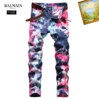 Cheap Balmain Jeans For Men #1410421 Replica Wholesale [$48.00 USD] [ITEM#1410421] on Replica Balmain Jeans