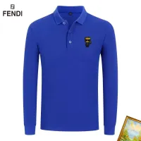Cheap Fendi T-Shirts Long Sleeved For Men #1410500 Replica Wholesale [$40.00 USD] [ITEM#1410500] on Replica Fendi T-Shirts