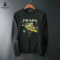 Cheap Prada Hoodies Long Sleeved For Men #1410510 Replica Wholesale [$40.00 USD] [ITEM#1410510] on Replica Prada Hoodies