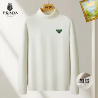 Cheap Prada Sweaters Long Sleeved For Men #1410672 Replica Wholesale [$48.00 USD] [ITEM#1410672] on Replica Prada Sweaters