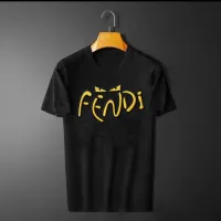 Cheap Fendi T-Shirts Short Sleeved For Men #1410938 Replica Wholesale [$45.00 USD] [ITEM#1410938] on Replica Fendi T-Shirts