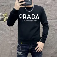 Cheap Prada Hoodies Long Sleeved For Men #1410965 Replica Wholesale [$48.00 USD] [ITEM#1410965] on Replica Prada Hoodies