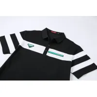 Cheap Prada T-Shirts Short Sleeved For Men #1411031 Replica Wholesale [$38.00 USD] [ITEM#1411031] on Replica Prada T-Shirts