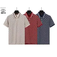 Cheap Gucci T-Shirts Short Sleeved For Men #1411249 Replica Wholesale [$38.00 USD] [ITEM#1411249] on Replica Gucci T-Shirts