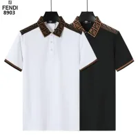 Cheap Fendi T-Shirts Short Sleeved For Men #1411264 Replica Wholesale [$38.00 USD] [ITEM#1411264] on Replica Fendi T-Shirts