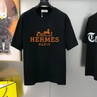 Cheap Hermes T-Shirts Short Sleeved For Unisex #1411567 Replica Wholesale [$27.00 USD] [ITEM#1411567] on Replica Hermes T-Shirts