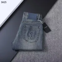 Cheap Yves Saint Laurent YSL Jeans For Men #1411575 Replica Wholesale [$45.00 USD] [ITEM#1411575] on Replica Yves Saint Laurent YSL Jeans
