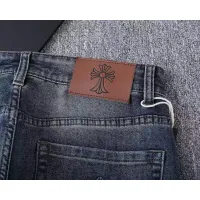 Cheap Chrome Hearts Jeans For Men #1411581 Replica Wholesale [$45.00 USD] [ITEM#1411581] on Replica Chrome Hearts Jeans