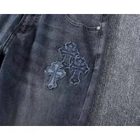 Cheap Chrome Hearts Jeans For Men #1411581 Replica Wholesale [$45.00 USD] [ITEM#1411581] on Replica Chrome Hearts Jeans