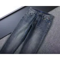 Cheap Louis Vuitton LV Jeans For Men #1411593 Replica Wholesale [$45.00 USD] [ITEM#1411593] on Replica Louis Vuitton LV Jeans