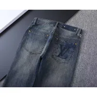 Cheap Louis Vuitton LV Jeans For Men #1411594 Replica Wholesale [$45.00 USD] [ITEM#1411594] on Replica Louis Vuitton LV Jeans